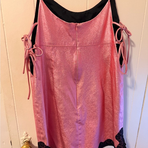 Pink metallic Ana Sui dress - Picture 4 of 7